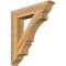 Ekena Millwork Balboa Traditional Rough Sawn Bracket, Western Red Cedar, 6"W x 32"D x 36"H BKT06X32X36BOA01RWR - alternate 1